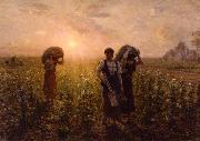 Jules Breton The End of the Working Day oil painting reproduction